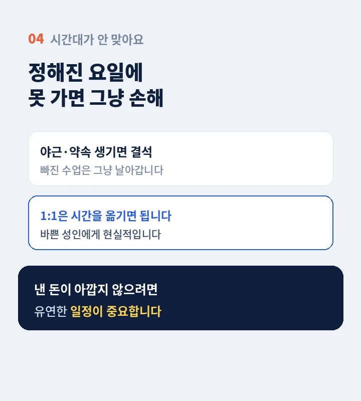 을지로4가역 성인영어학원 - 말하고 고치고 다시 말하는 수업 방식