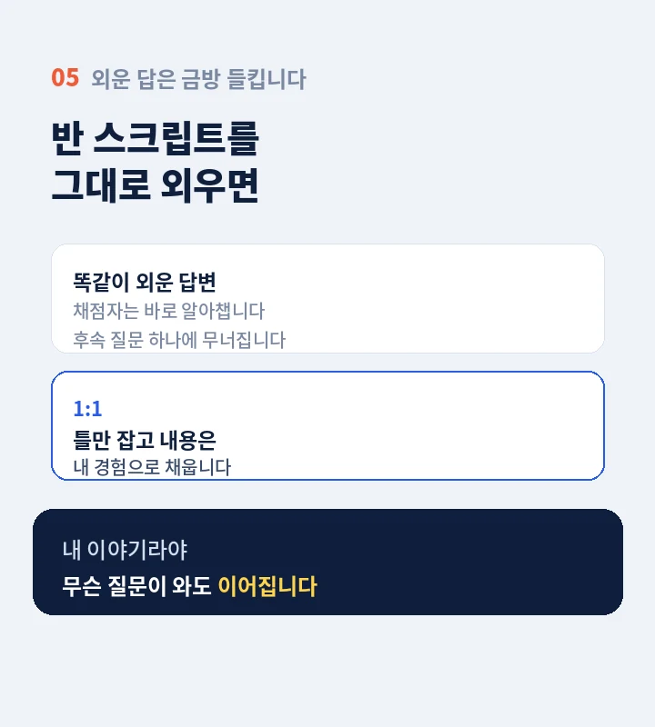 의창구 토익스피킹학원 - 실제 문장 교정 사례와 음성 피드백